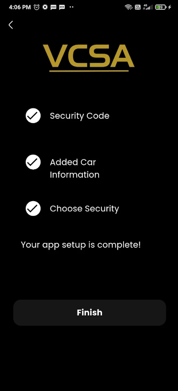 VCSA setup complete screen